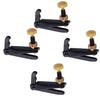 STOBOK 4-Piece Violin Tuner, String Adjuster, Metal Tuner with High-Precision Screws for Easy Adjustment, Anti-Slip Design