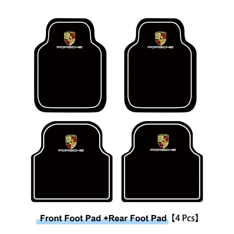 

New Car Floor Mat Front & Rear Diatomaceous Earth Floor Mat for Porsche Panamera Cayenne Taycan 911 Macan Carrera-GT 928 sticker