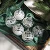6Pcs/box Christmas Ball Acrylic Hanging Decor Home Garden