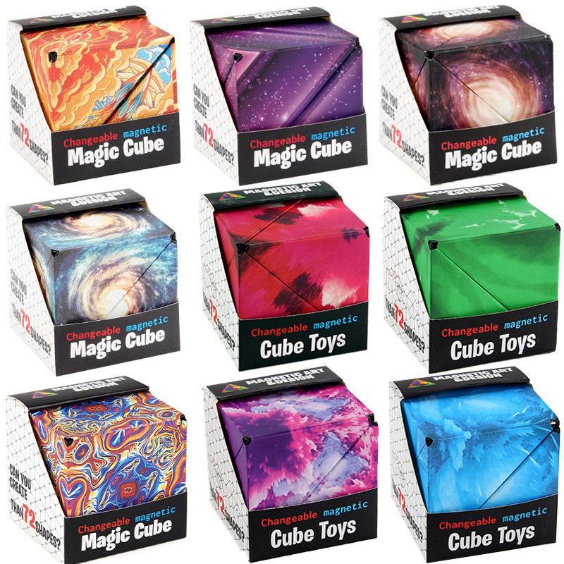 

Магический кубик «Звездное небо»: 3D Трансформирующаяся Магнитная Развивающая Игрушка для Детей