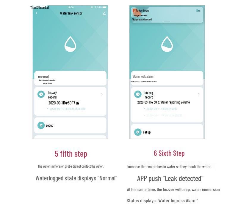 Tuya Smart WiFi Water Leak Sensor & Alarm
