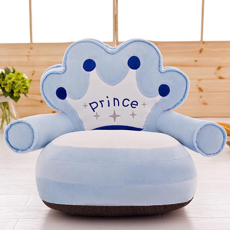 Lazy Kids' Plush Animal Sofa: Dinosaur, Giraffe, Elephant Dolls