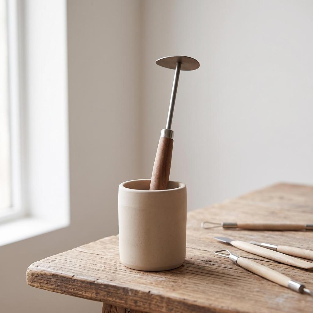 Clay Trimming Tool Hand-Held Pottery Sculpting Tools Sturdy for Home Workshops