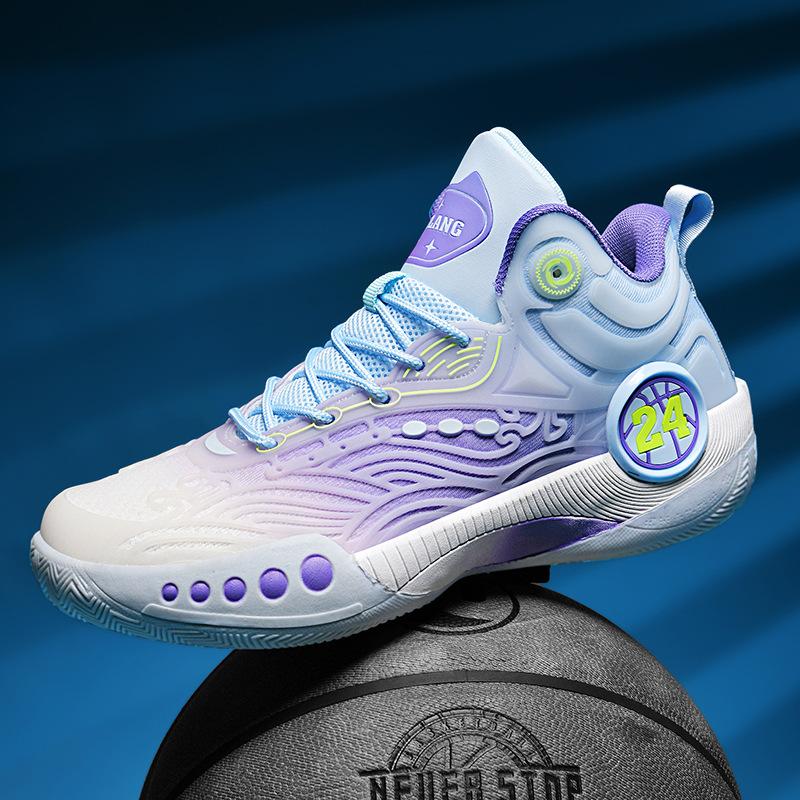 

Подростковые баскетбольные кроссовки персонализированные трендовые кроссовки средний и высокий верх защита стопы износостойкие нескользящие шнуровка легкие амортизирующие мужские 45