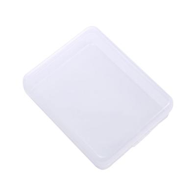 Protection Rectangle Container Portable Face Masks Disposable Storage Box Mask Storage Case Transparent Powder Puff  Case