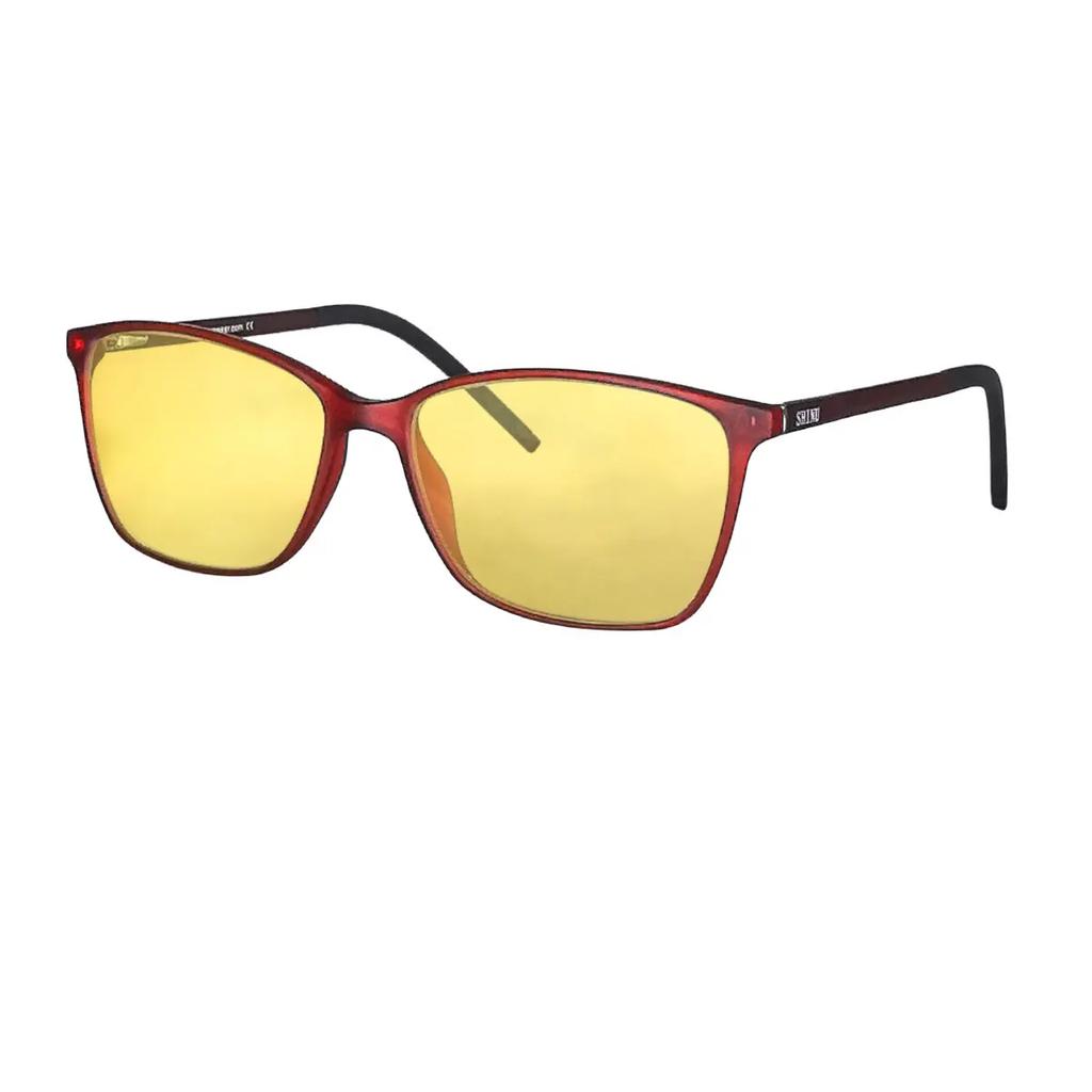 SHINU Blue Light Blocking Glasses Women Yellow Night Vision Driving Sunglasses Anti Glare Eyewear