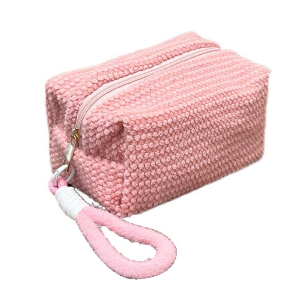 Portable Candy Color Makeup Bag Large Capacity Handheld Wash Bag Storage Bag Girl