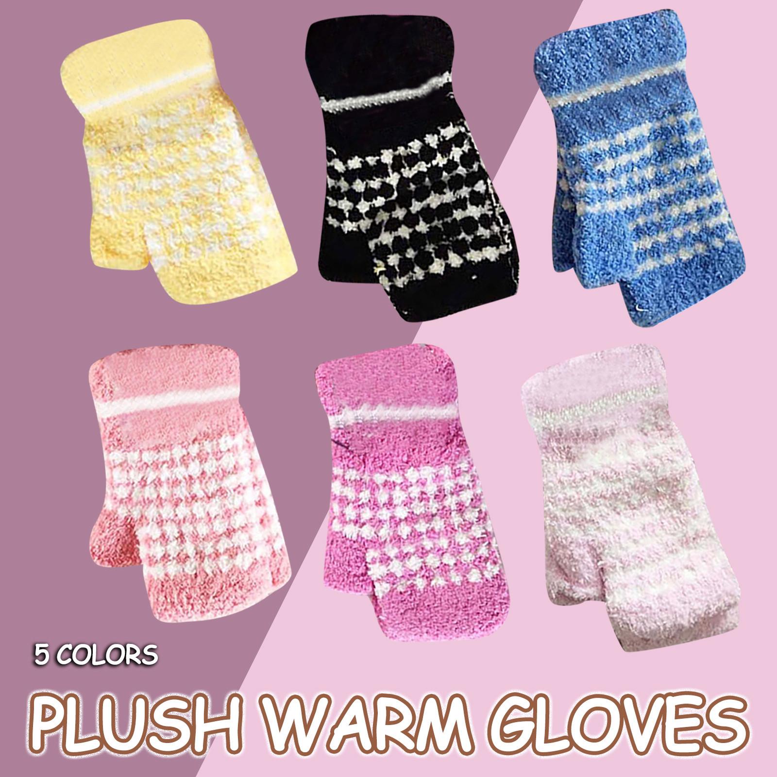 

(Проектор)Дети Кашемир Милый Кот Acquard Плетение Теплые Вязаные Перчатки