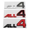 Metal 3D ALL4 Logosu Kapı Rozeti Tampon Amblemi Çıkartma MINI Cooper R61 F60 Countryman Paceman için Araba Çıkartmaları