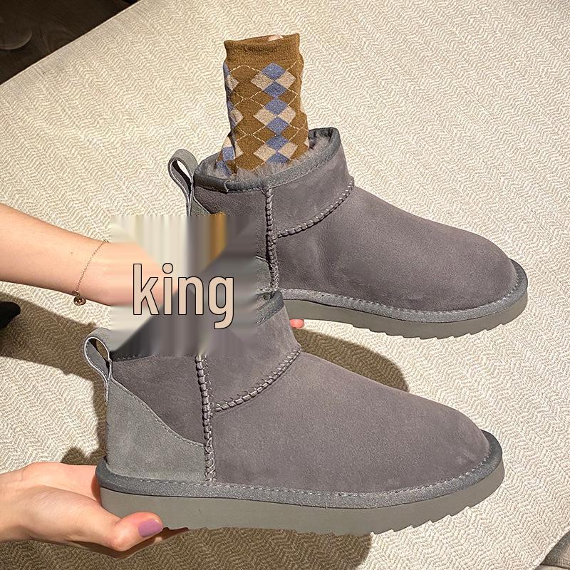 

Водонепроницаемые зимние сапоги Sangpo Village с меховой подкладкой - Нескользящая толстая подошва для тепла и стиля 36