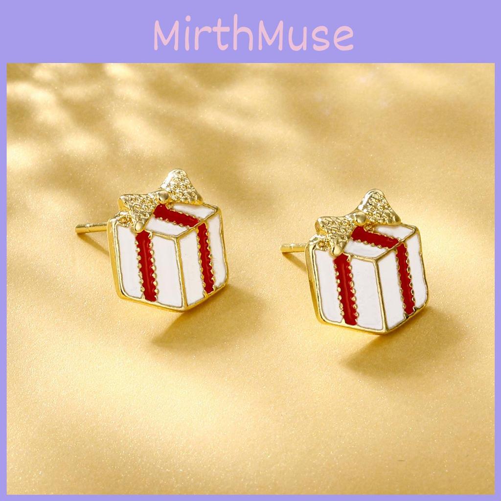 Adorable Santa And Reindeer Christmas Earrings For Women Alloy Design