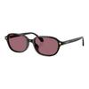 Versace Logo Oval Sunglasses Unisex Sunglasses Black 0VE4514D-GB1/1A