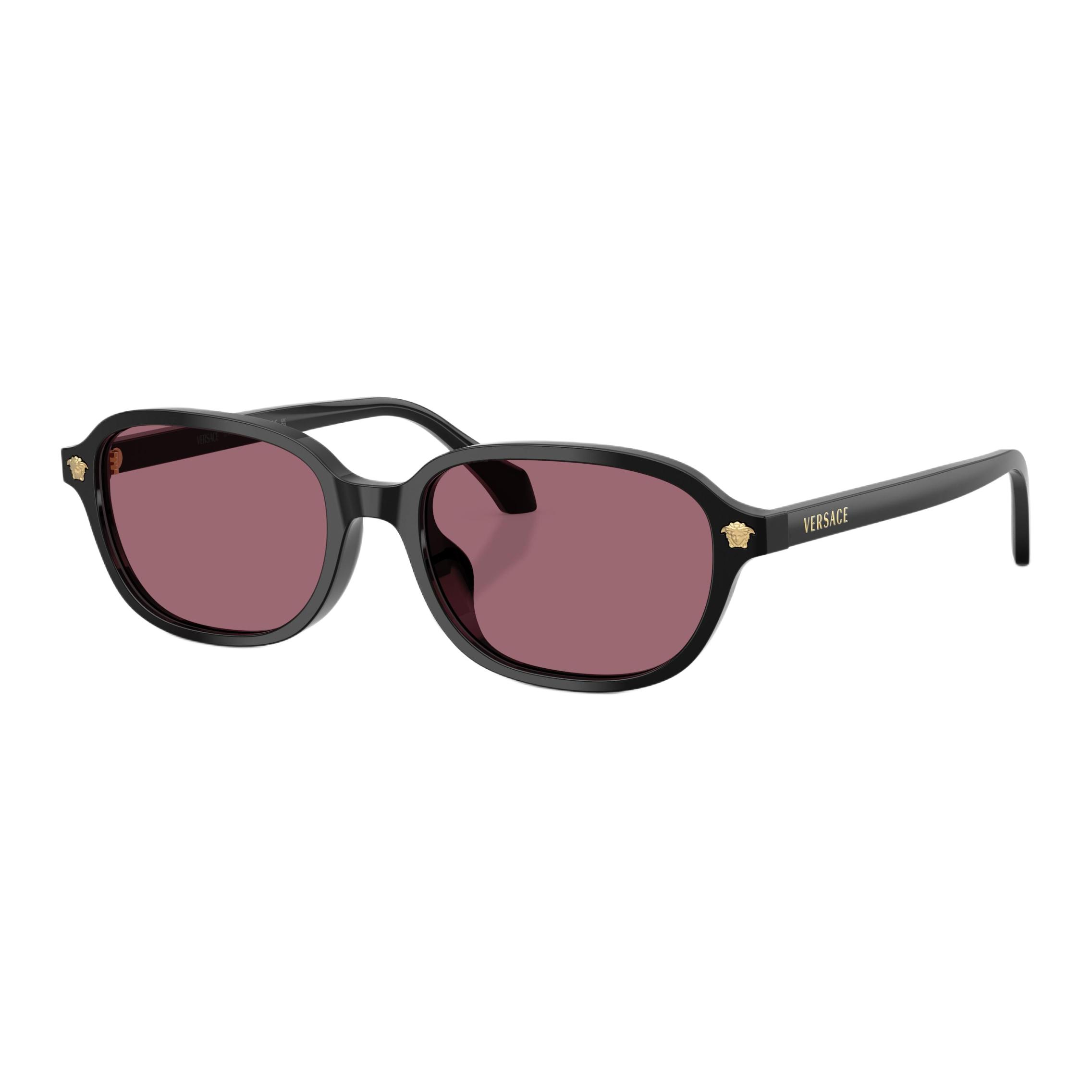 

Versace Logo Oval Sunglasses Unisex sunglasses Black 0VE4514D-GB1/1A Basic Packaging-Eyeglass Case+Box