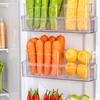 Refrigerator Storage Box Clear Stackable Containers Durable PET with Open Top Organizer for Freezer And Fridge