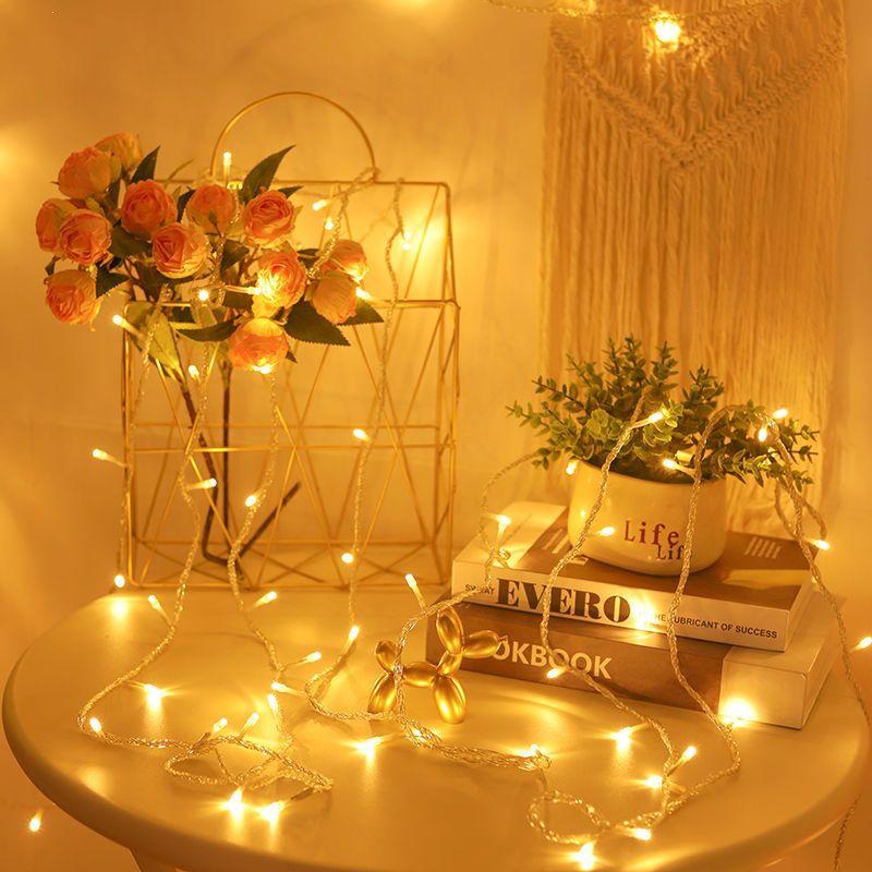 Spring Festival LED Starburst String Lights - Waterproof, Colorful, Flashing Decorative Lights for Dorms & Rooms