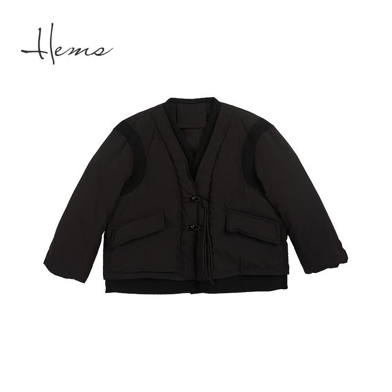 

HAILMANS Женский пуховик с V-образным вырезом, оверсайз, короткий L