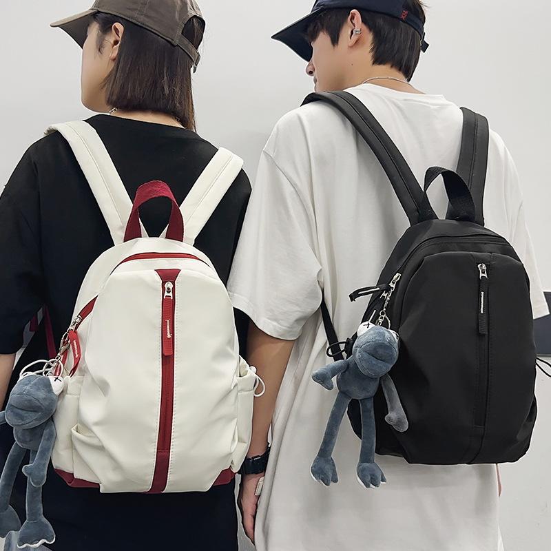 Children's Small Schoolbag for College Students Simple New Small Backpack for Girls Men's Contrasting Color Backpack for Girls