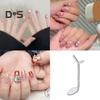 Double-Head Magnet Wand Y-Shaped Iron Wire Manicure Tool Set Easy To Use Portable Wooden Strong Cylinder Magnet Bar Kit