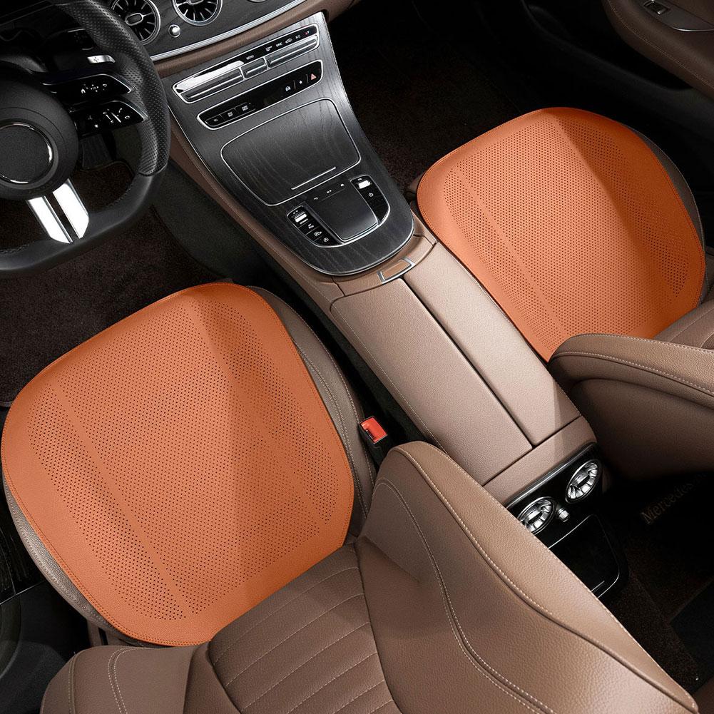 Cuscino per Sedile Auto Perforato e Traspirante Universale Quattro Stagioni Coperture Protettive Interni Proteggi Cuscino Sedile Sedia Strumento Auto