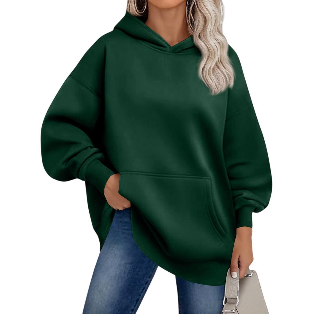 Womens Oversized Sweatshirts Fleece Hoodies Long Sleeve Pullover Outfits With Pocket