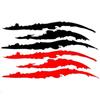 40cm*12cm Car Reflective Monster Sticker Black/White/Red Scratch Stripe Claw Marks Car Auto Vinyl Ca
