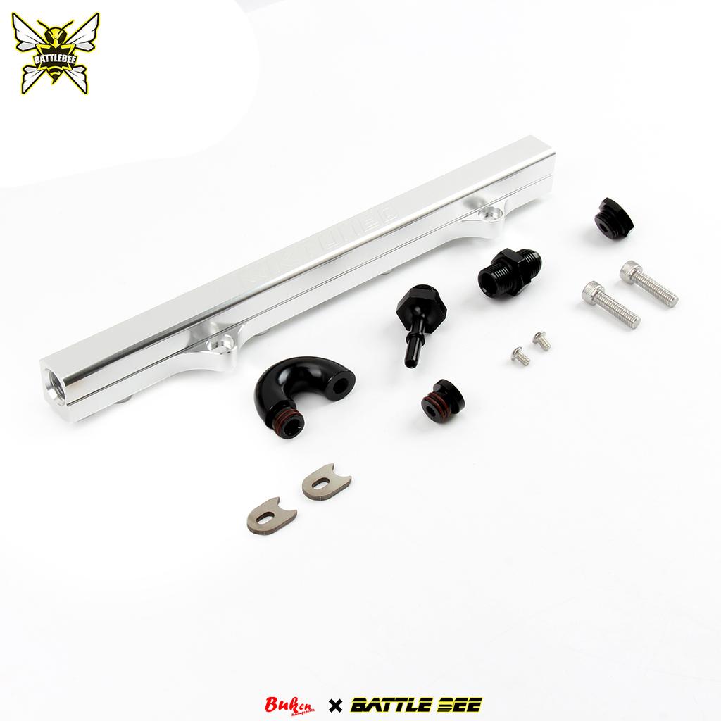 Aluminium K Series Fuel Rail Kit High Flow Injection Fuel Rail For Honda Civic K20 K24 FD2 CL7 DC5 Without Oil Pressure Gauge