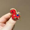 Süße Rote Pony Brosche Exquisite Tierkreiszeichen Pferd Brosche Anstecker Für Frauen Männer Temperament Anzug Revers Corsage Zubehör Neujahrsgeschenke