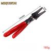 Car Tube Clamp Long Automotive Hose Clamp Pliers Straight Throat Tube Bundle Clamp Removal Tool Straight Smooth Handle Plier