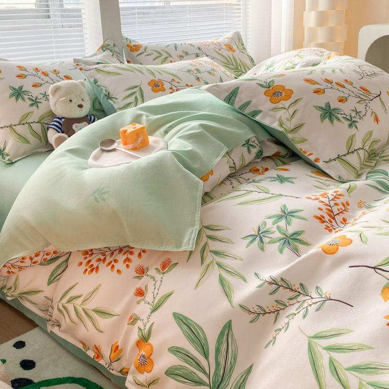 

Средиземноморский Четыре Сезона Утолщенный Заземленный Четырехпредметный Постельный Комплект Желейный Пододеяльник Цельный Купить Простыни Комплект из Трех Предметов Отдельно Xiancao One-piece quilt cover [150x 200cm]]