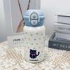 Leak-proof Thermal Water Bottle Straw Design Bouncing Insulated Tumbler Cat Thermos Cup  Student