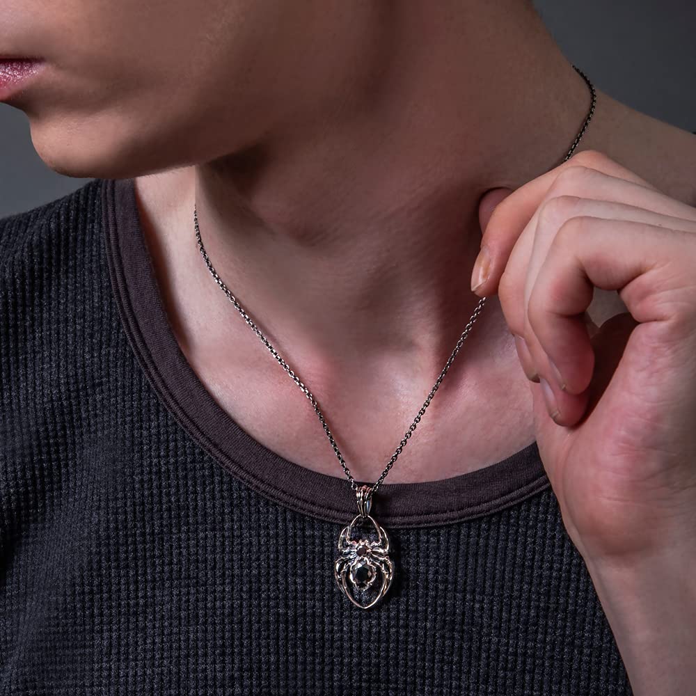 Artemis Classic Spider Pendant (acp0350) - Men's Silver Accessory, Brand Jewelry, 925 Sterling Silver