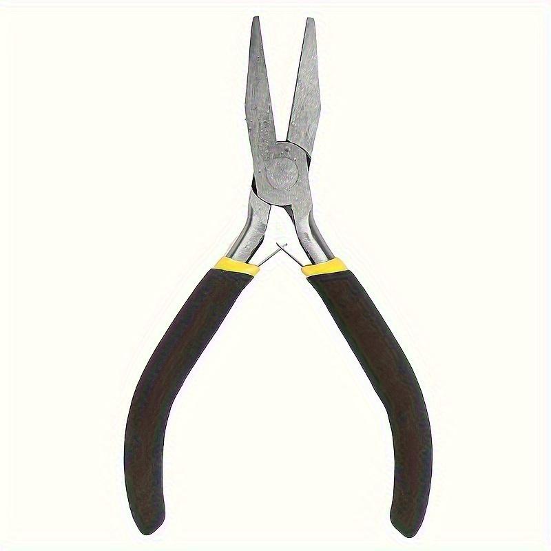8PCS Mini Pliers Set Long Nose with Teeth Flat Jaw Round Curved Needle Diagonal Nose Wire End Cutting Cutter Tools