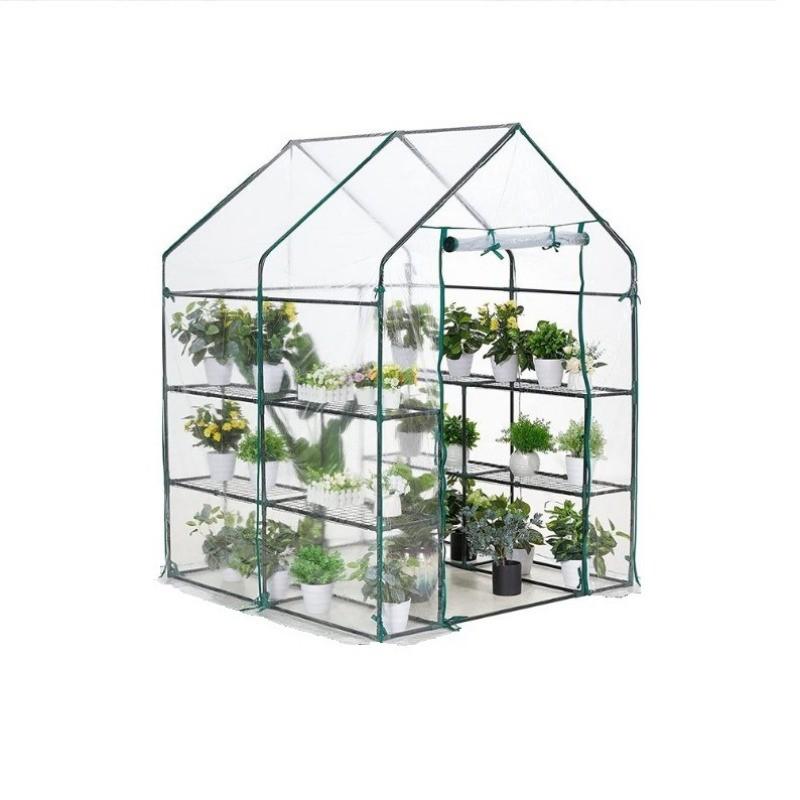 Cold-proof PE Cover Household Portable Horticultural Greenhouse Plant Growth Succulent Flower Rack Sunroom