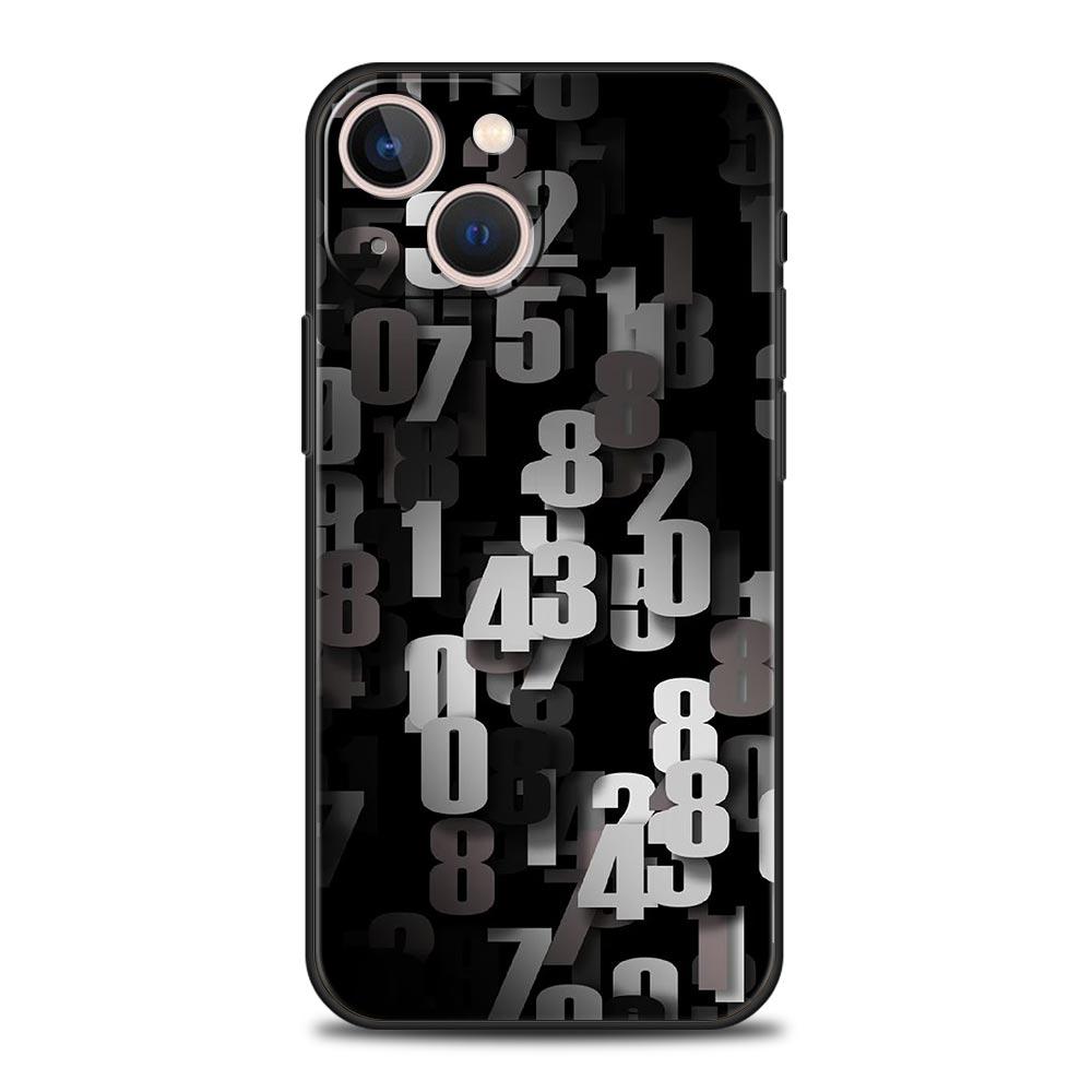 Muster Telefonhülle Cover für iPhone 17 16 15 14 13 12 Pro Max 11 Pro Max 17 AIR Plus Stoßfest Weiche TPU Hülle Fundas Tasche