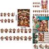 Monkey Christmas Countdown Calendar With Acrylic Wall Hangings For Holiday Celebration And Gifts