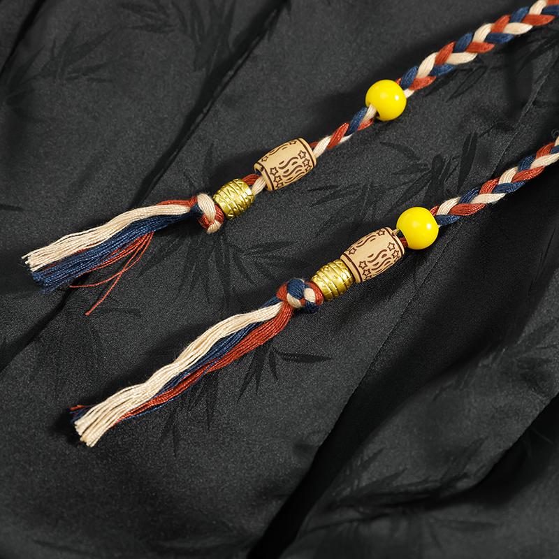 2025 Spring Men Pants Ice Silk Dark Flower Pants Summer Thin Fashion Men Lantern Pants Loose Casual Wide Leg Pants Kung Fu Men Trousers