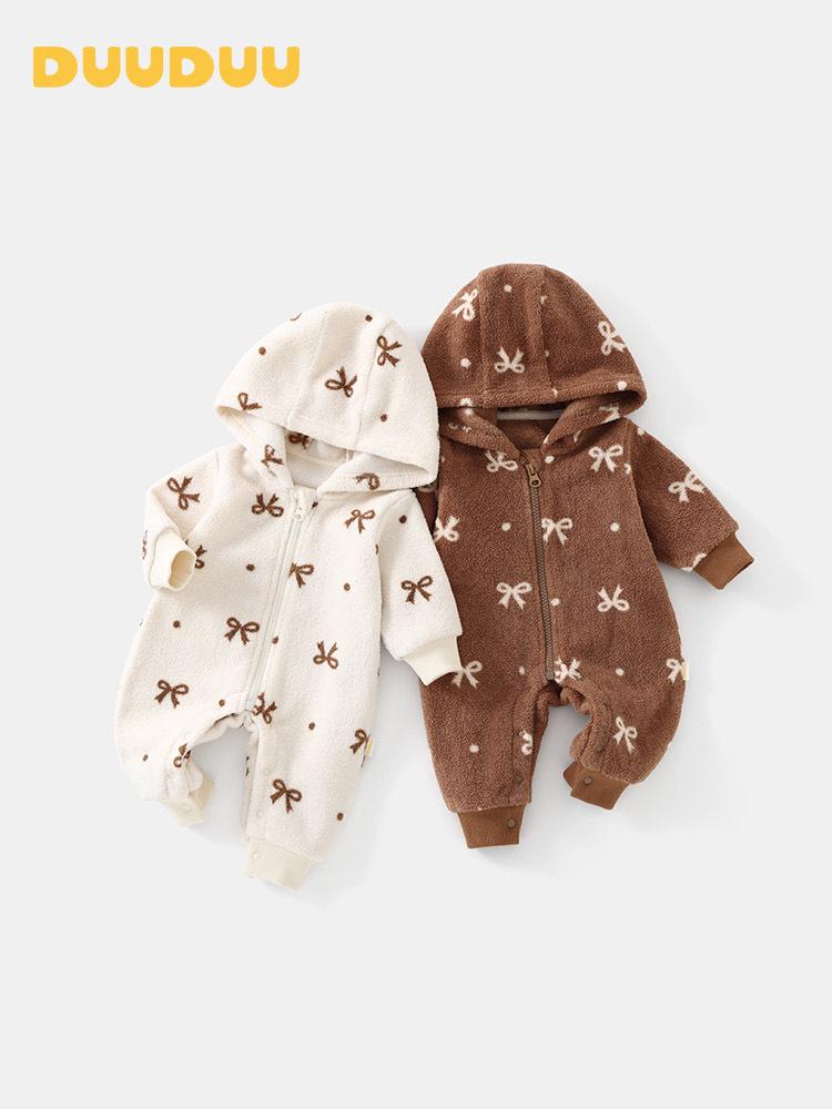 DUUDUU Baby Buitenkleding Verdikte Jumpsuit voor Herfst/Winter 2025