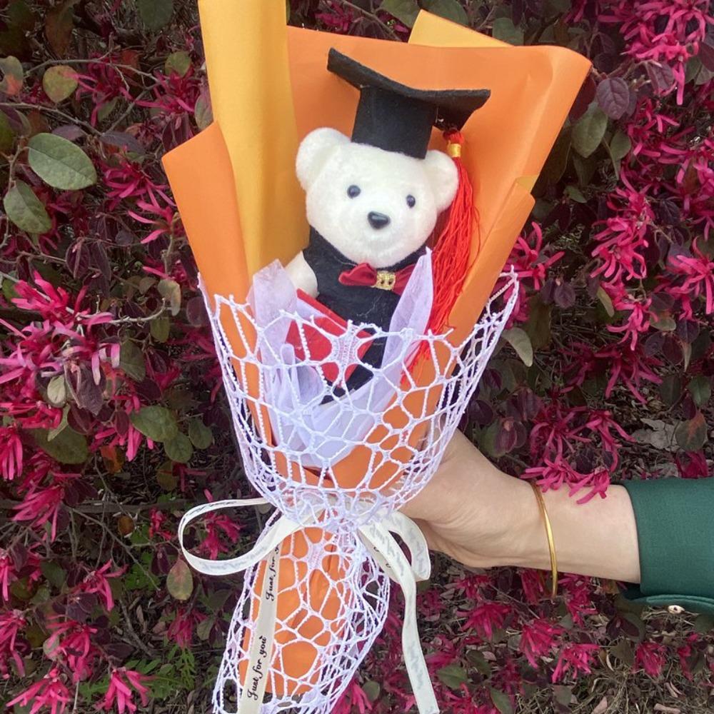 Plush Toy Animal Bouquet Graduation Gift Cartoon Lovely Bear New Bear Bouquet