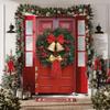 Christmas Decor 35 X 71 Inch Christmas Door Cover Day Door And Wall Decoration Festival Party Decoration Hanging Ornaments