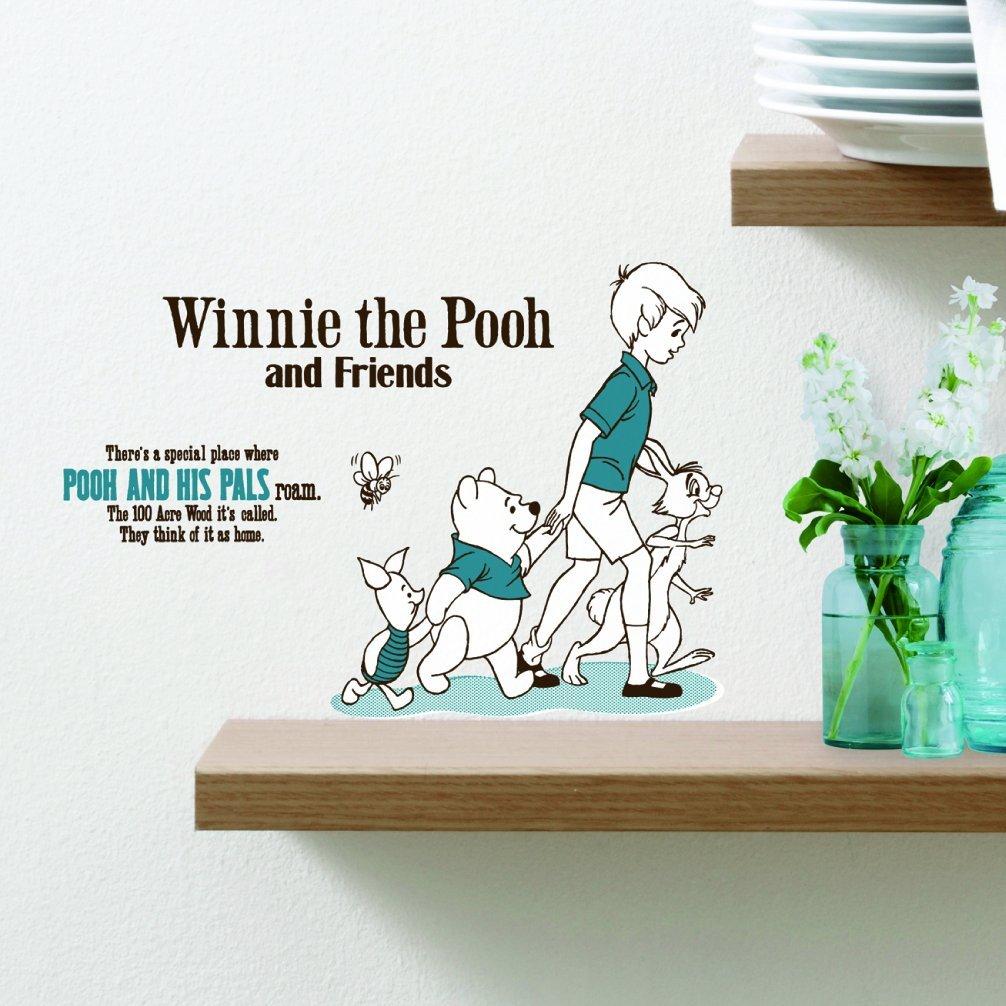 Disney Wall Decor Stickers A5 Size X 2 Patterns Winnie the Pooh DWS7