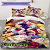 Welcome To Demon School! Iruma Kun Pattern Bedding,Quilt Set Quilt Cover Pillowcase Home Birthday Gift(1 * Duvet Cover + 2 * Pillowcase, Without Core)