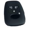[ZIAN] Daihatsu/DAIHATSU 3 Button Smart Key Case for Cars, New Tanto Custom, Rumy, Etc. (Black 2)