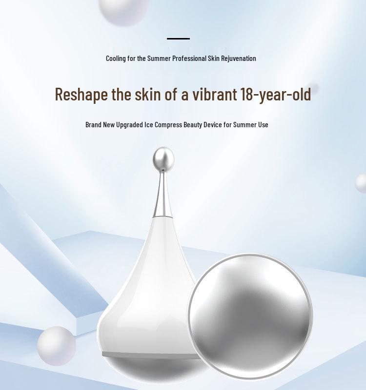 Advanced Ionic Ice Roller for Face Massage and Beauty Therapy