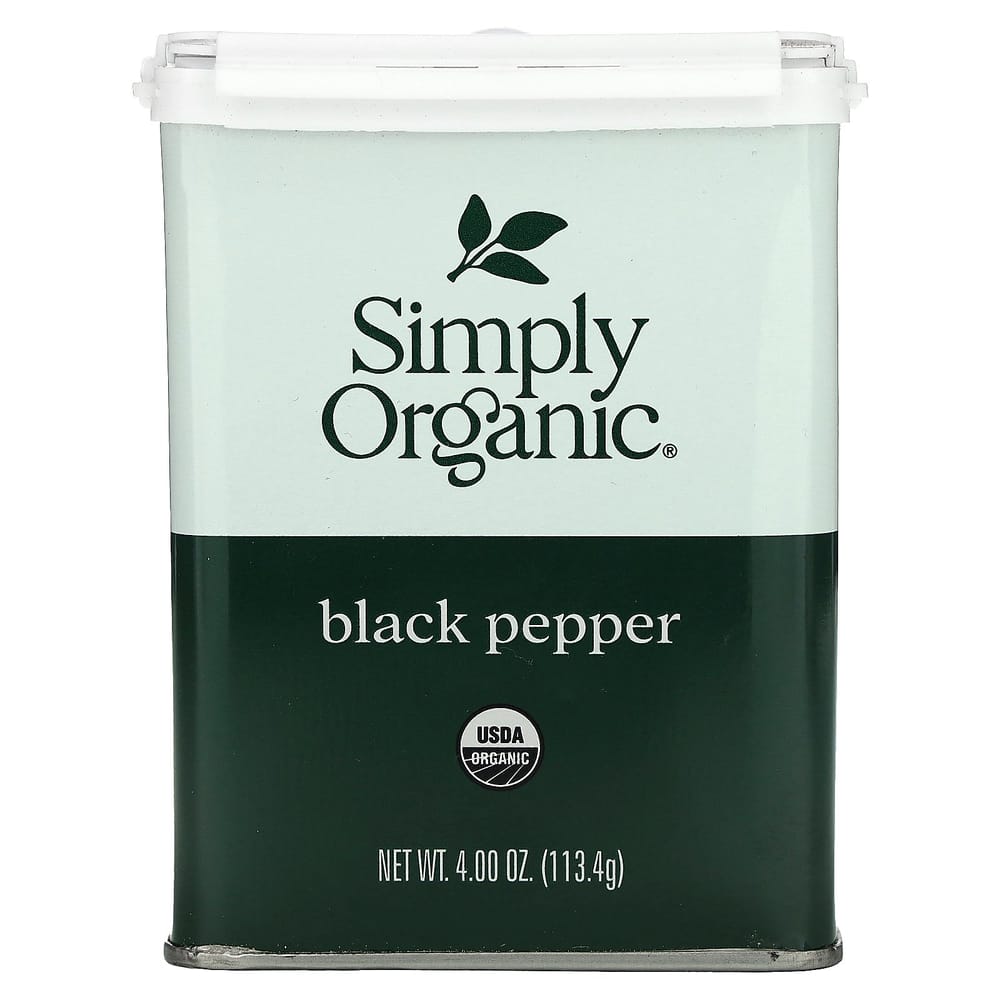 Simply Organic Black Pepper, 113.4g (4oz)