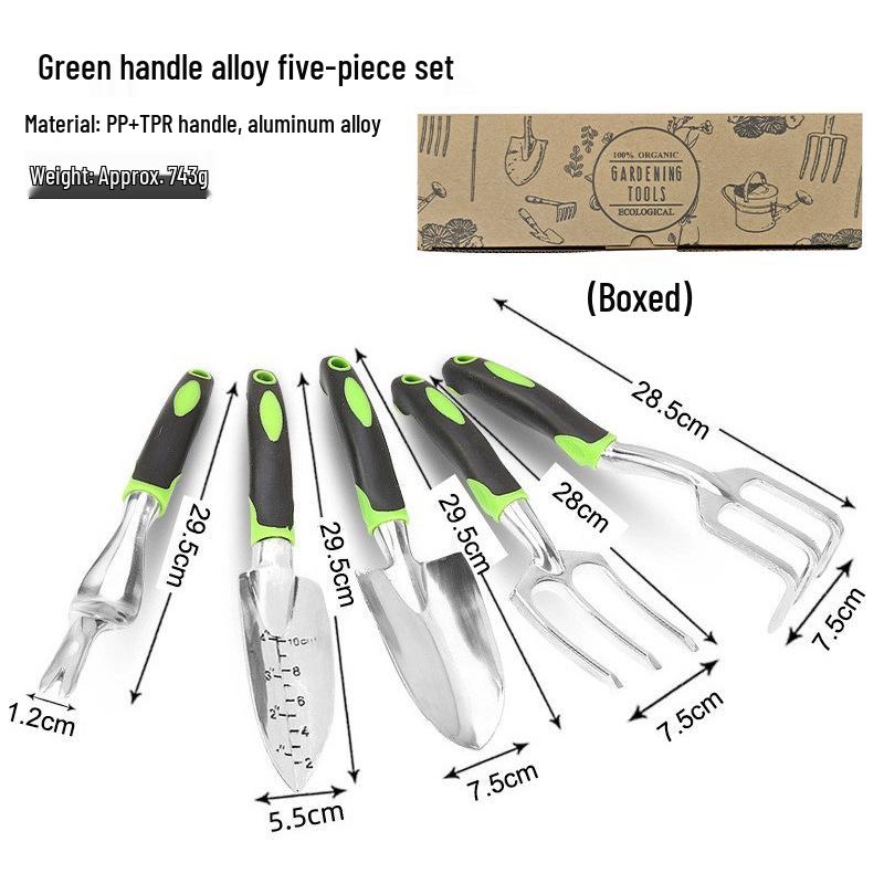 Aluminum Alloy Gardening Tool Set: Wide Shovel, Three-Tine Shovel, Garden Scale Shovel for Planting Vegetables, Flowers, Grass, and Beachcombing.