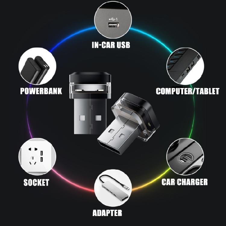 LED Atmosphere Light Night Light Car Interior Accessories Mini USB Light Car LED Lighting Ambient Lamp Decoration Lamp