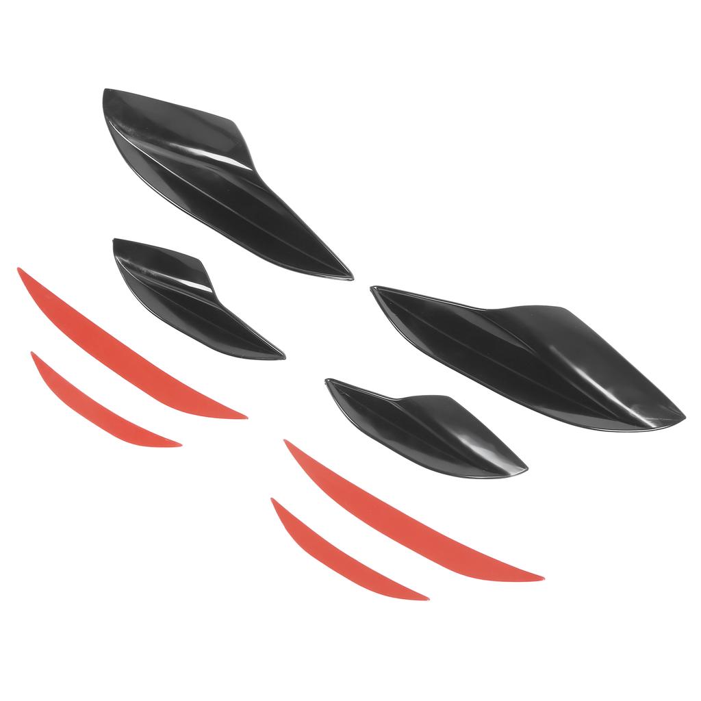Alettone Paraurti Auto Paraurti Anteriore Splitter Laterali Canards Labbro Spoiler Deflettore Sostituzione per Mitsubishi
