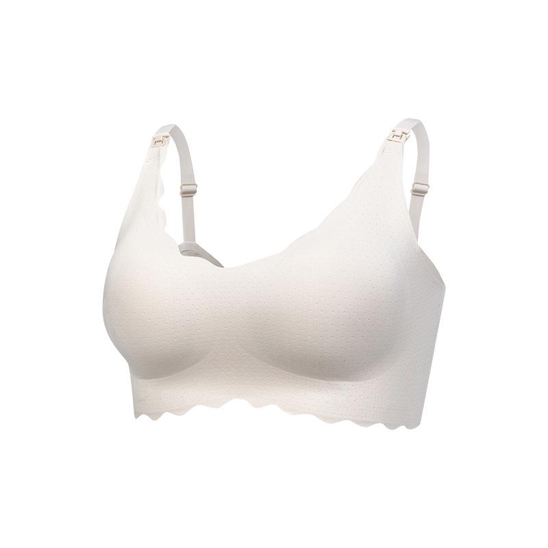 Breathable Cotton Nursing Bra Vest Style - Anti-Engorgement & Anti-Sagging Maternity Underwear