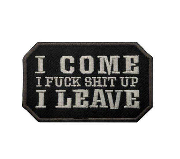 English Letter Embroidered Velcro Armband with Patch