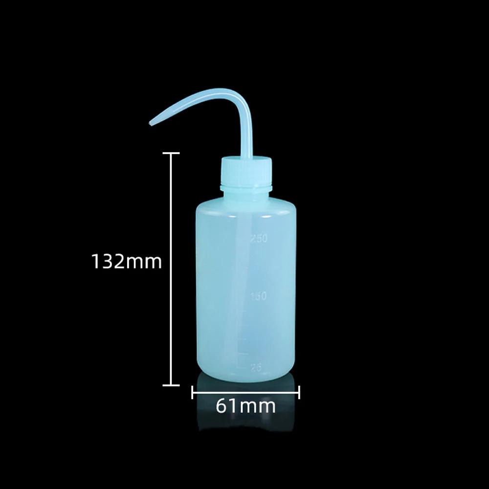 250ml/500ml Tattoo Diffuser Squeezes Bottle White Plastic Soap Washing Cleaning Lab Squeezes Bottles for Chemistry Industry